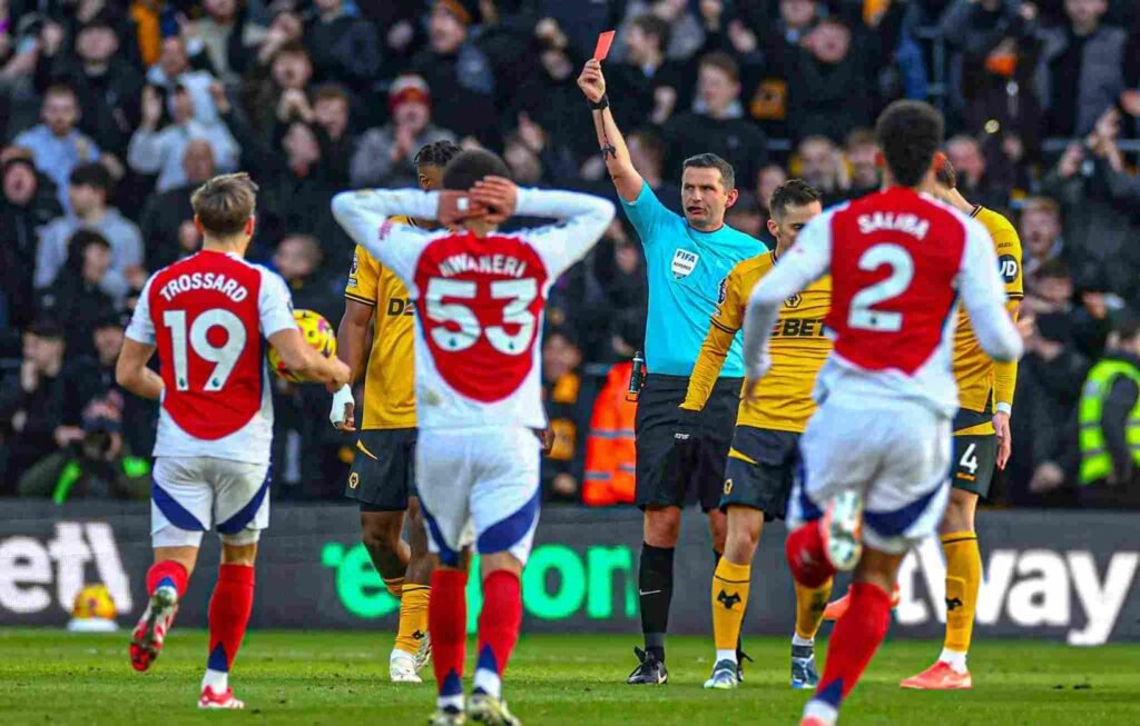 Top 10 Teams with the Most Red Cards
