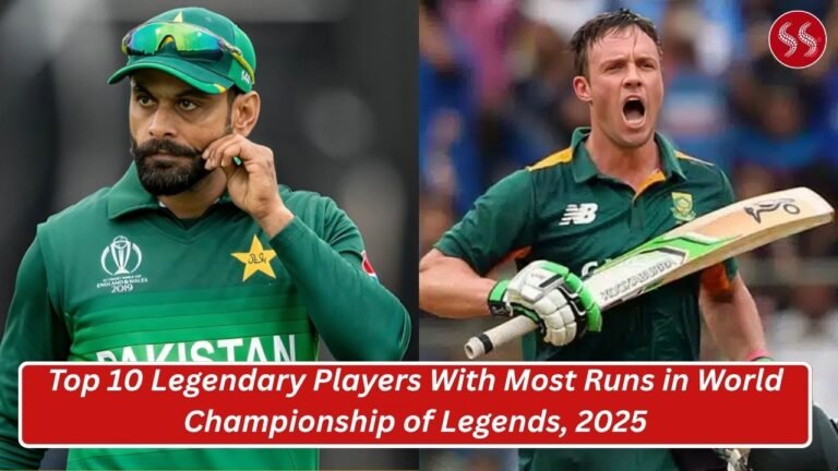 Top 10 Legendary Players With Most Runs in World Championship of Legends, 2025