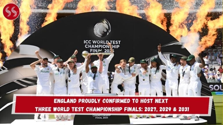 England Proudly Confirmed to Host Next Three World Test Championship Finals: 2027, 2029 & 2031