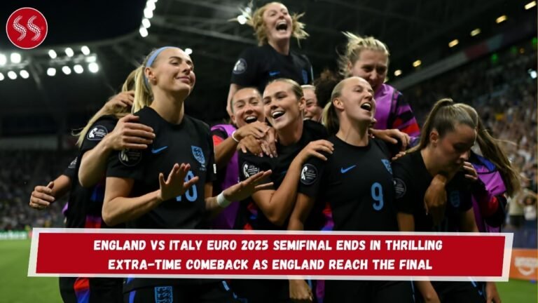 England vs Italy Euro 2025 Semifinal ends in Thrilling Extra-time Comeback as England Reach The Final
