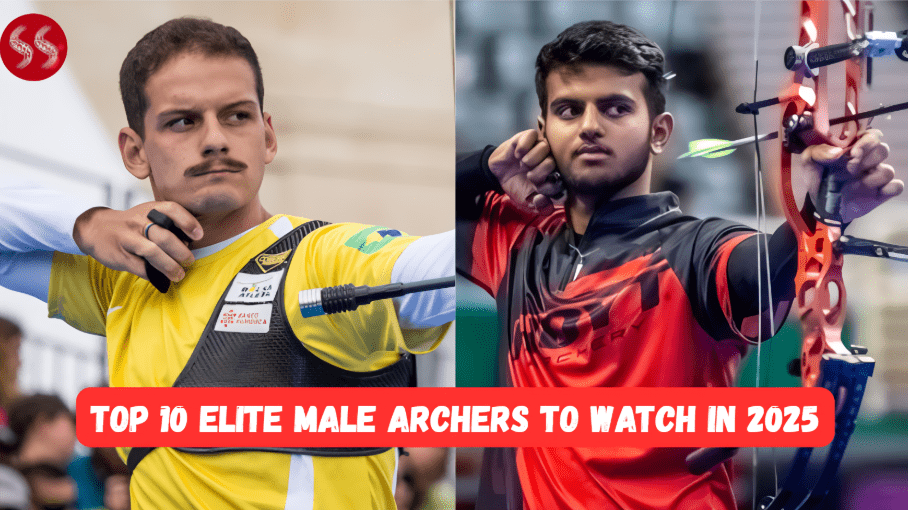 Top 10 elite male archers to watch in 2025 competing across recurve and compound events.