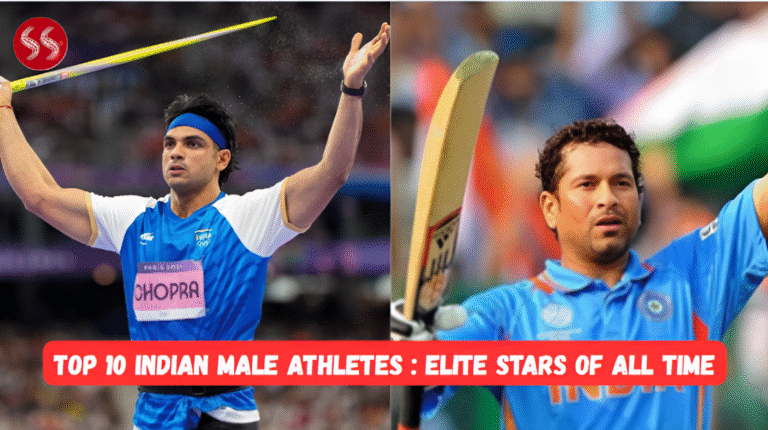 Top 10 Indian Male Athletes with iconic moments and national flags