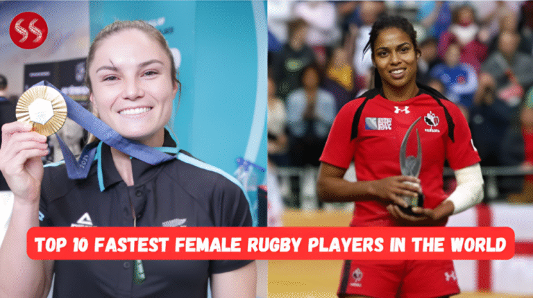Top 10 fastest female rugby players sprinting across the field during a high-intensity match