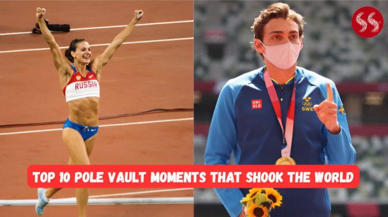 Top 10 Pole Vault Moments featuring Olympic and world record leaps