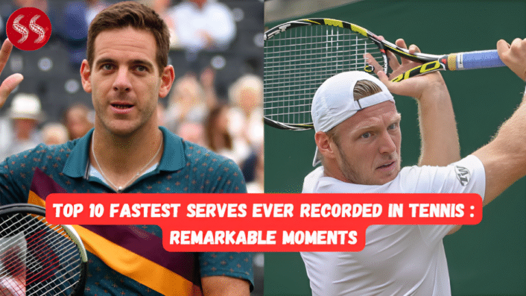 Top 10 Fastest Serves captured in pro tennis history with players serving at record-breaking speeds
