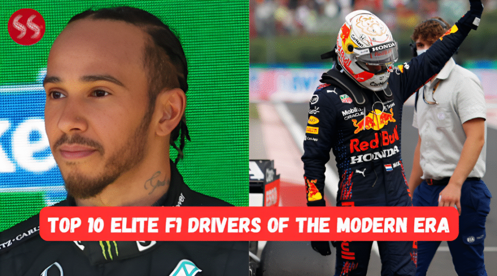 Top 10 elite F1 drivers on the grid during the modern Formula 1 era