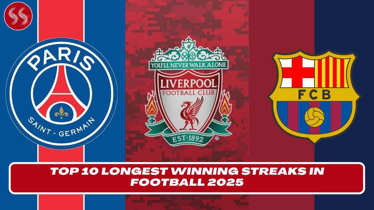 Top 10 Longest Winning Streaks in Football 2025