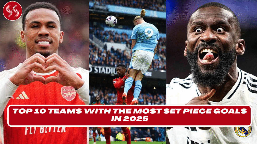 Top 10 Teams with the Most Set Piece Goals in 2025