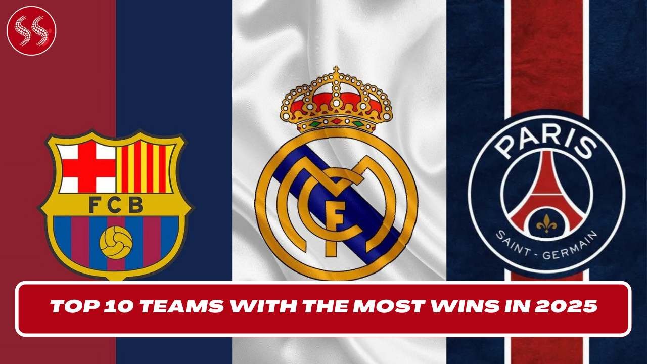 Top 10 Teams with the Most Wins in 2025