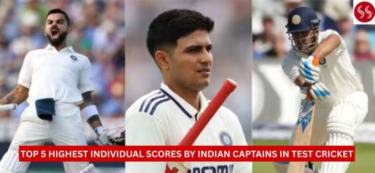 Highest Individual Scores by Indian Captains
