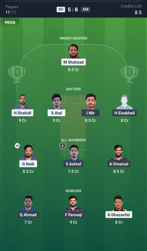 AS vs BAD Today's Dream11 Fantasy Team: 19th T20 Match & Promising Pitch Report 3 AS vs BAD Today's Dream11 Fantasy Team