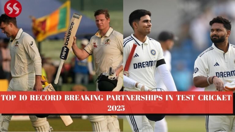 Top 10 Record Breaking Partnerships in Test Cricket 2025