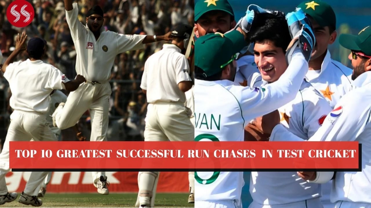 Top 10 Greatest Successful Run Chases of all time in Test Cricket