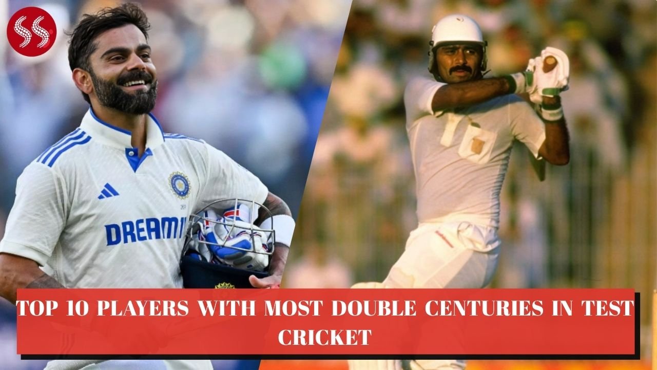 Top 10 Players with Most Double Centuries in Test Cricket
