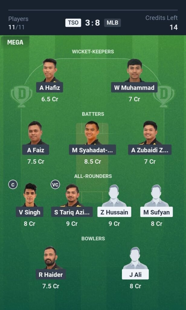 MLB vs TSO Today's Dream11 Fantasy Team: 10th T20 Match & Promising Pitch Report 3 MLB vs TSO Today's Dream11 Fantasy Team: 10th T20 2025