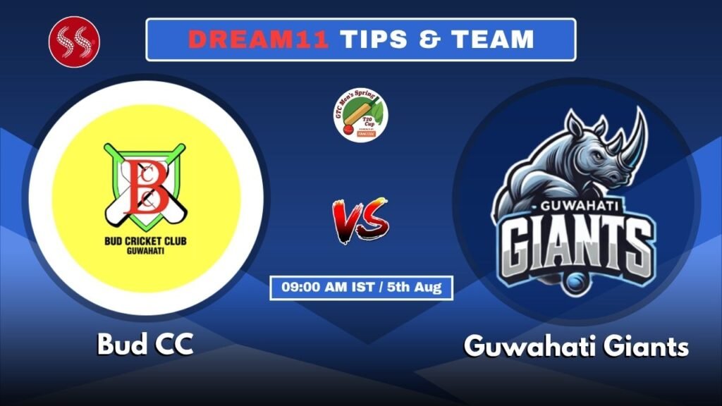 BCC vs GUG Today's Dream11 Fantasy Team