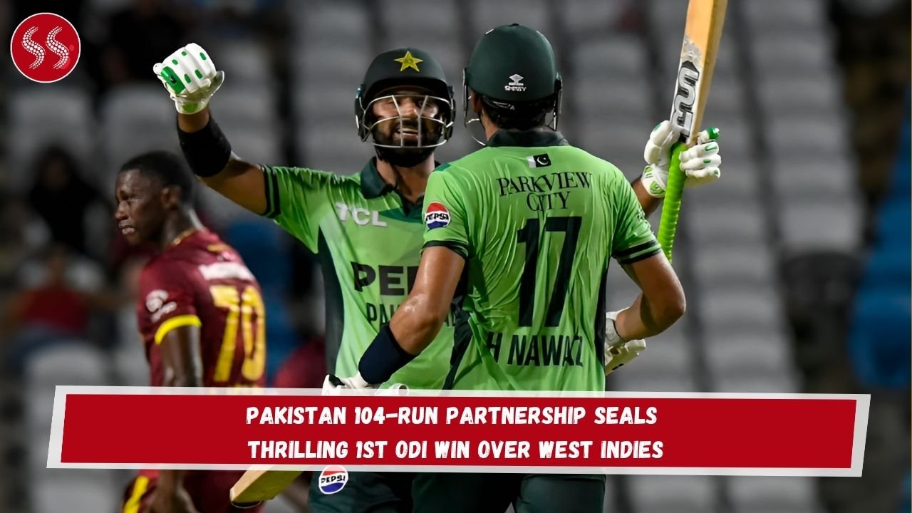 Pakistan 104-Run Partnership Seals Thrilling 1st ODI Win Over West Indies