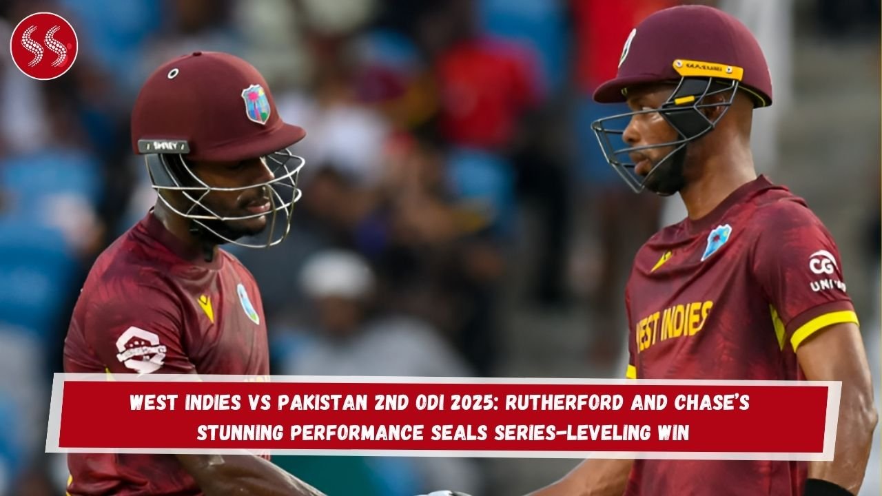 West Indies vs Pakistan 2nd ODI 2025: Rutherford and Chase’s Stunning Performance Seals Series-Leveling Win