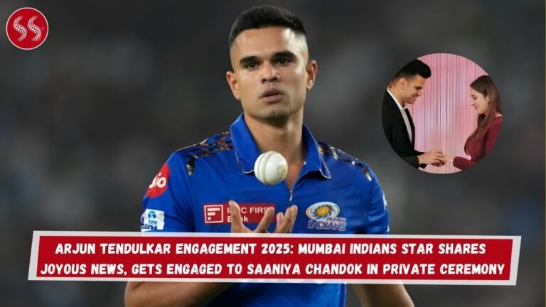 Arjun Tendulkar Engagement 2025: Mumbai Indians Star Shares Joyous News, Gets Engaged to Saaniya Chandok in Private Ceremony