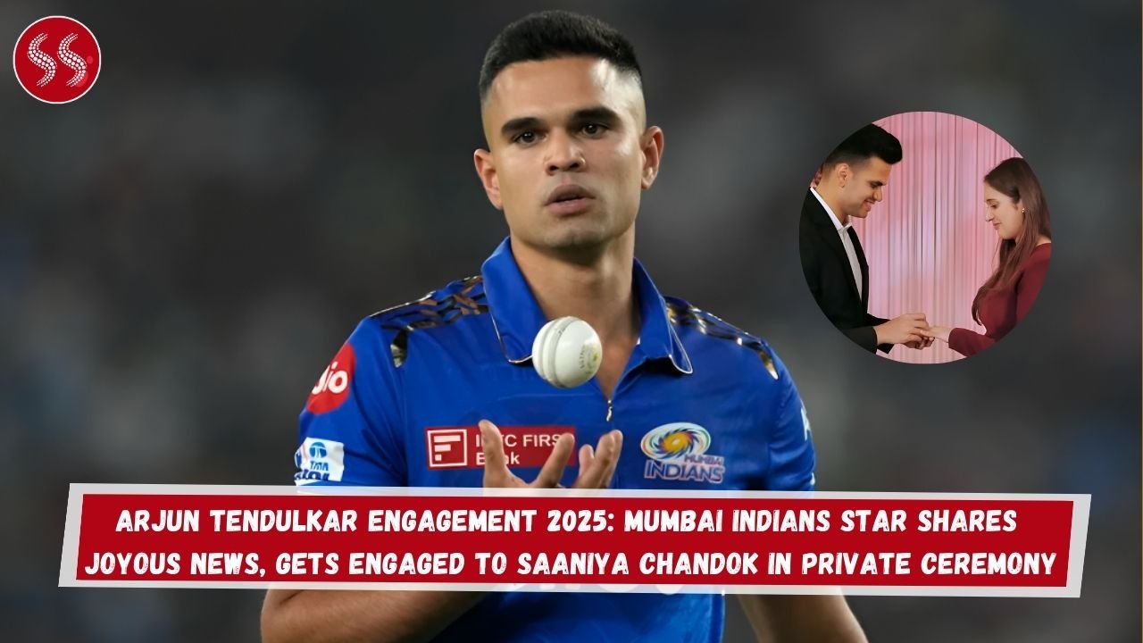 Arjun Tendulkar Engagement 2025: Mumbai Indians Star Shares Joyous News, Gets Engaged to Saaniya Chandok in Private Ceremony