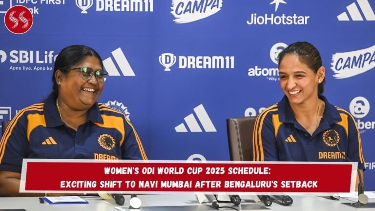 Women's ODI World Cup 2025 Schedule: Exciting Shift to Navi Mumbai After Bengaluru's Setback