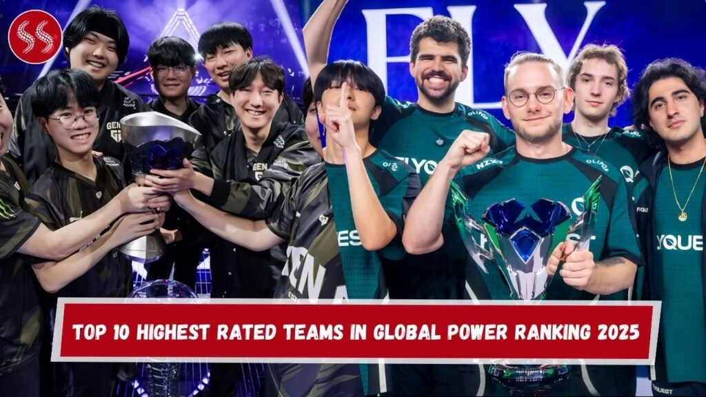 Top 10 Highest Rated Teams in Global Power Ranking 2025