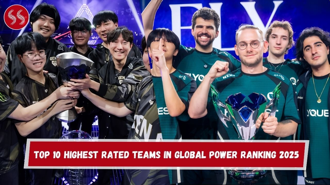 Top 10 Highest Rated Teams in Global Power Ranking 2025