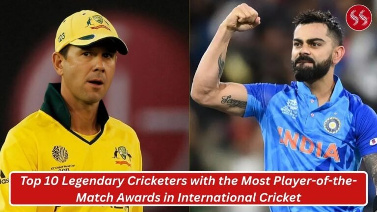 Top 10 Legendary Cricketers with the Most Player-of-the-Match Awards in International Cricket