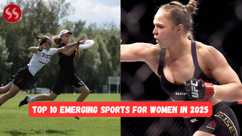 Female athletes in one of the top 10 emerging sports