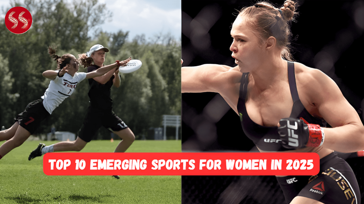 Female athletes in one of the top 10 emerging sports