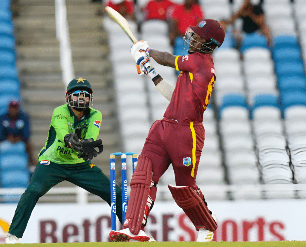West Indies vs Pakistan 2nd ODI 2025: Rutherford and Chase’s Stunning Performance Seals Series-Leveling Win