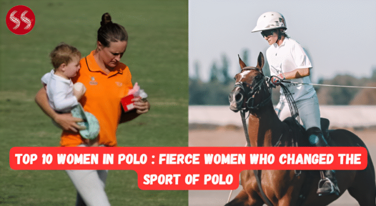 A collage of images featuring the greatest women in polo from our list of Top 10 Women in Polo