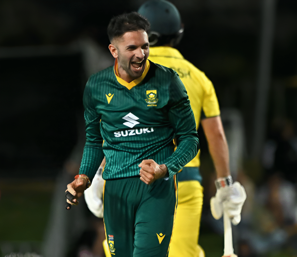 Keshav Maharaj 5 for 33 vs AUS: Stunning Career-Best Spell Demolishes Australia in Cairns 4 Keshav Maharaj 5 for 33 vs AUS: Stunning Career-Best Spell Demolishes Australia in Cairns