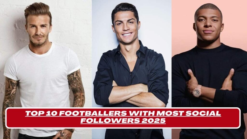 Footballers with Most Social Followers 2025