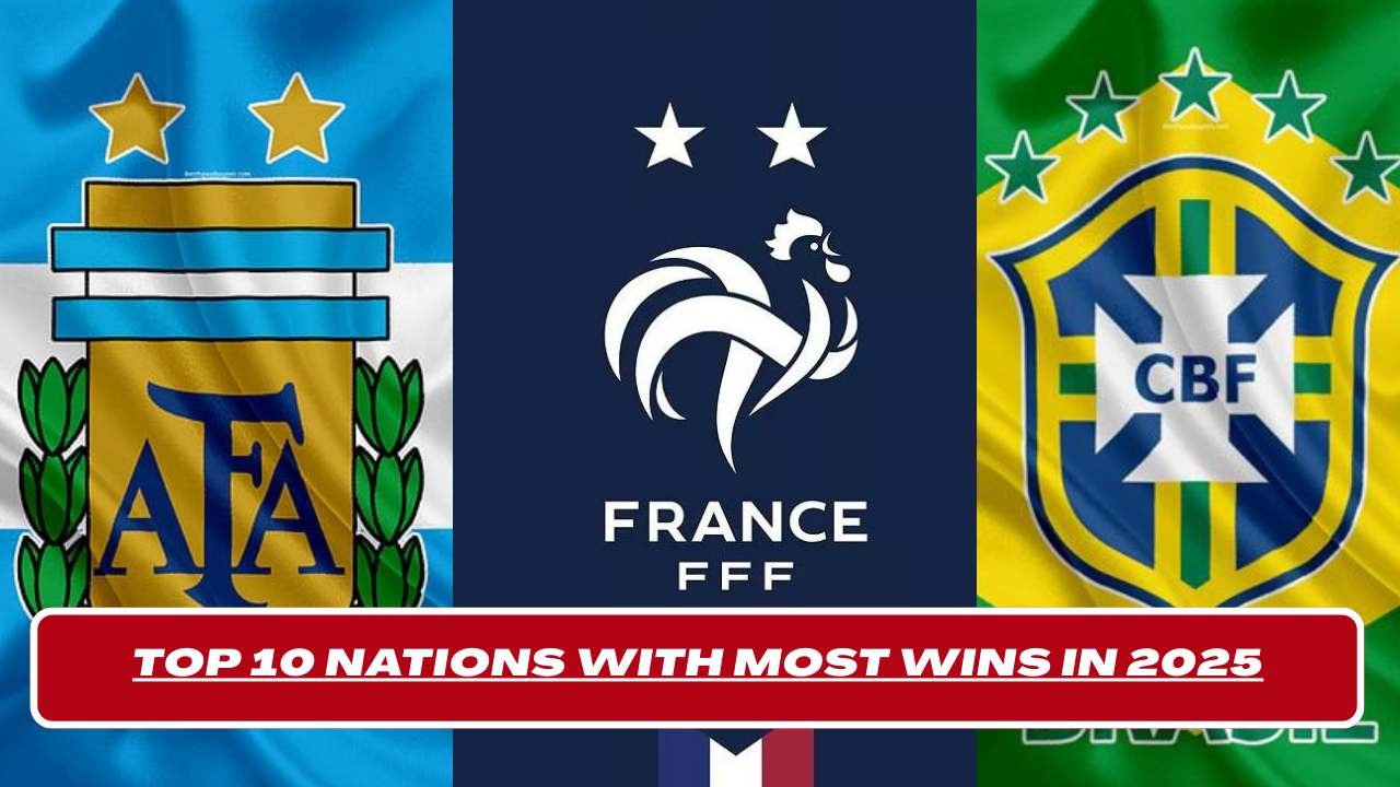 Nations with Most Wins in 2025