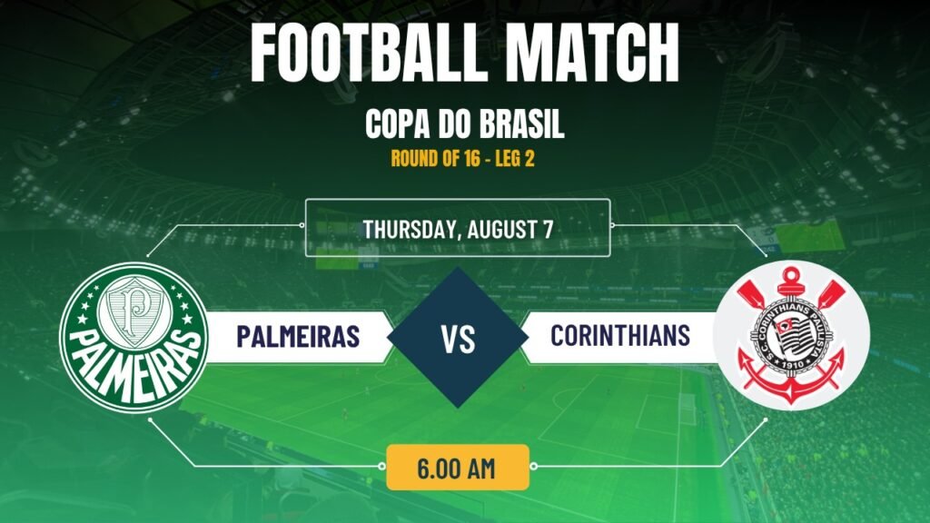 Palmeiras vs Corinthians – Copa do Brasil, Match Prediction & Betting Tips