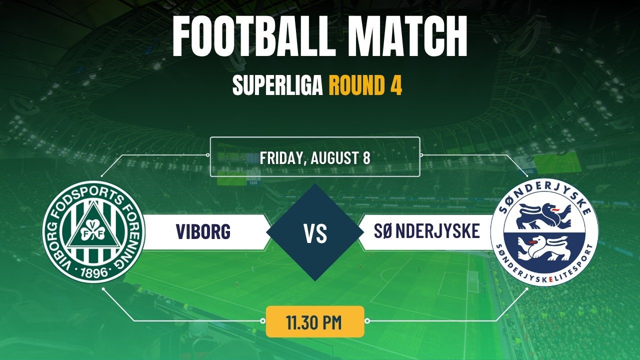 Viborg vs Sønderjyske, Superliga-Matchday 4 : Match Prediction & Live Streaming