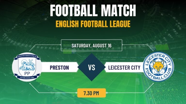 Preston vs Leicester City – EFL Championship, Match Prediction & Live Streaming