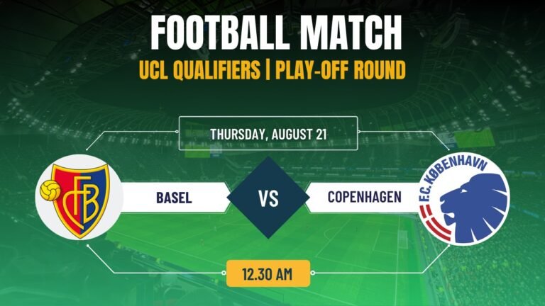 Basel vs Copenhagen, UEFA Champions League – Play-Off Round, Match Prediction & Live Streaming