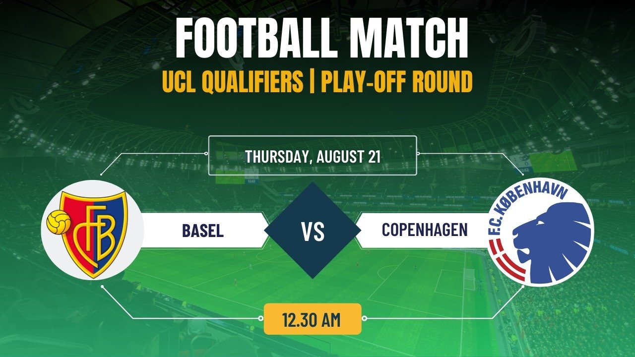 Basel vs Copenhagen, UEFA Champions League – Play-Off Round, Match Prediction & Live Streaming