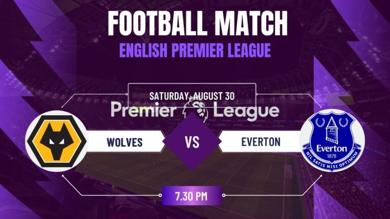 Wolves vs Everton, English Premier League Round 3 , Match Prediction & Live Streaming