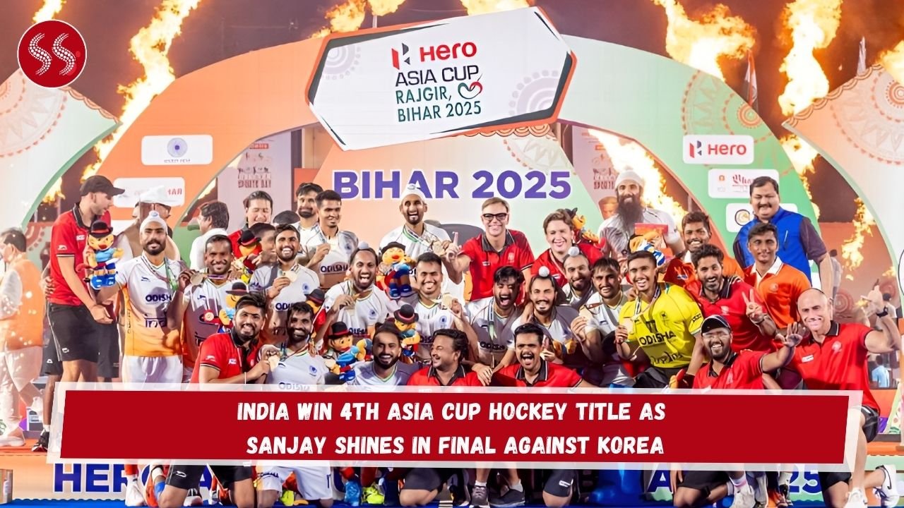India Win 4th Asia Cup Hockey Title as Sanjay Shines in Final Against Korea