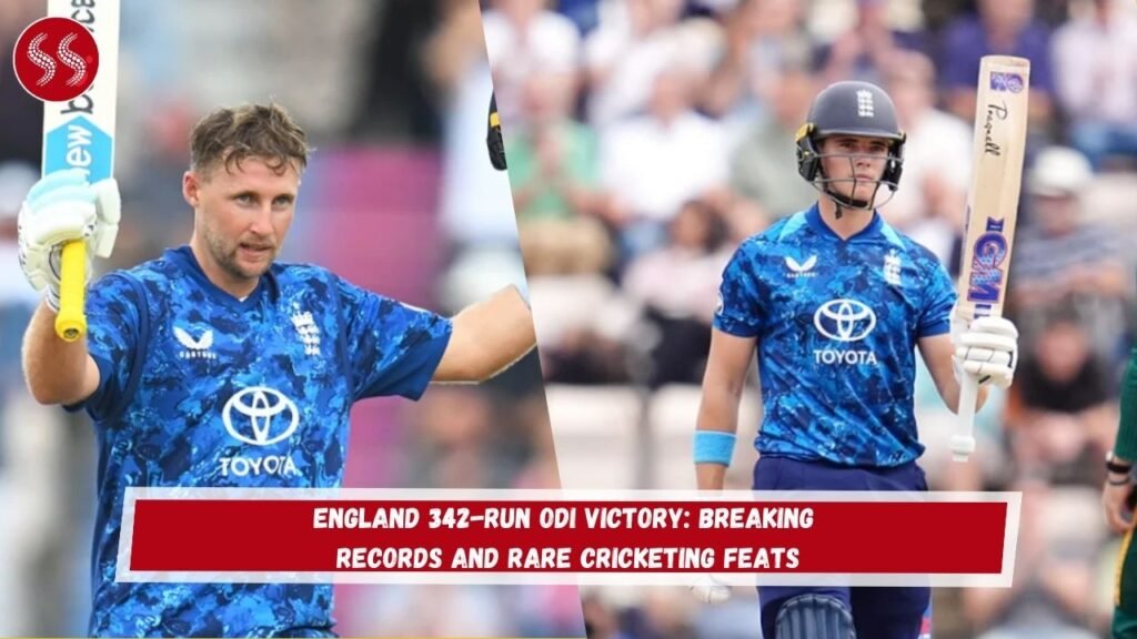 England 342-Run ODI Victory: Breaking Records and Rare Cricketing Feats