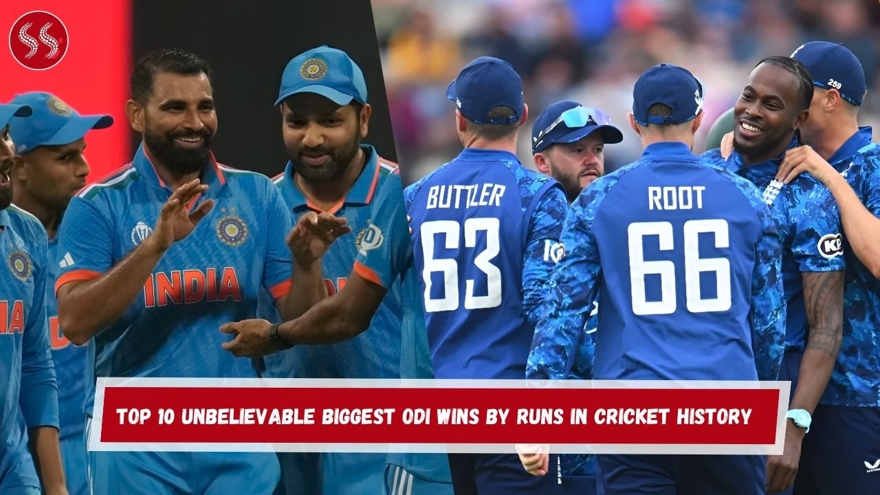 Top 10 Unbelievable Biggest ODI Wins by Runs in Cricket History