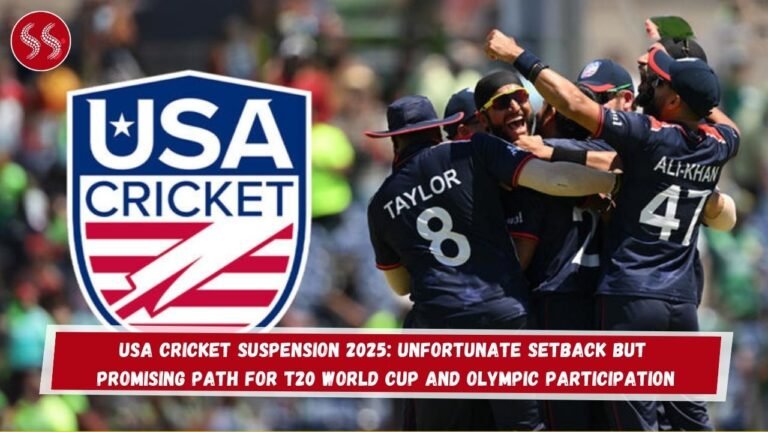 USA Cricket Suspension 2025: Unfortunate Setback but Promising Path for T20 World Cup and Olympic Participation