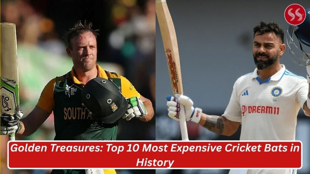 Golden Treasures: Top 10 Most Expensive Cricket Bats in History