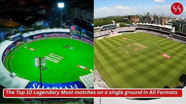 The Top 10 Legendary Most matches on a single ground in All Formats