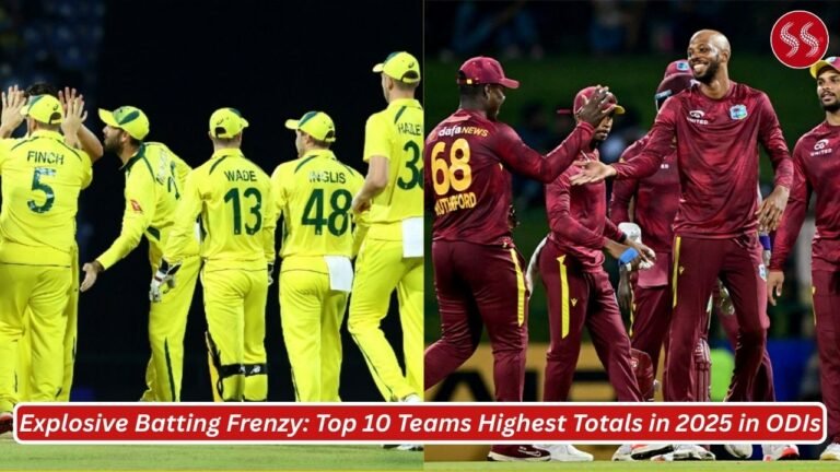 Explosive Batting Frenzy: Top 10 Teams Highest Totals in 2025 in ODIs