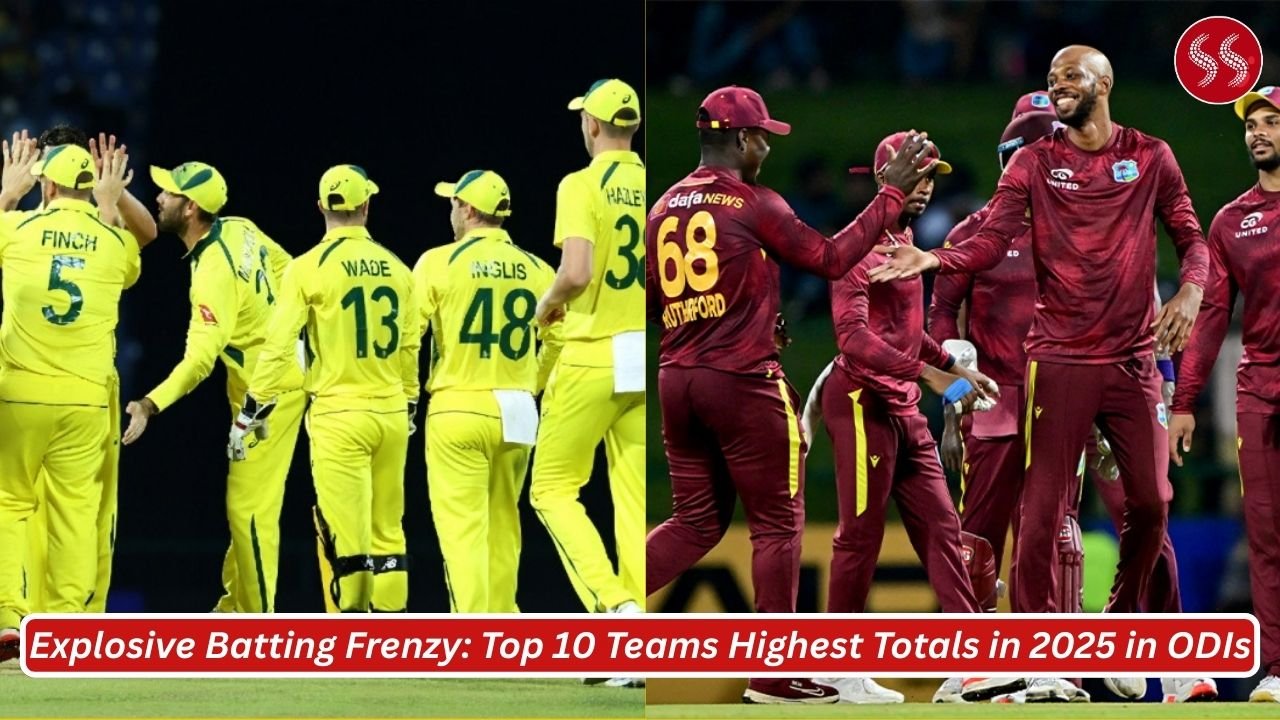 Explosive Batting Frenzy: Top 10 Teams Highest Totals in 2025 in ODIs