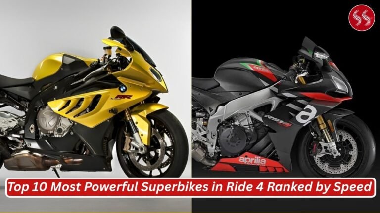 Top 10 Most Powerful Superbikes in Ride 4 Ranked by Speed
